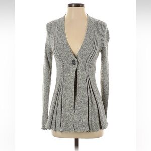 Rosie Neira  Gray peplum  Sweater